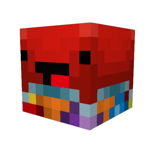 JimmBobb Minecraft avatar head, 3D render