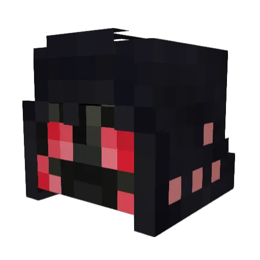 Jimmichangas Minecraft avatar head, 3D render