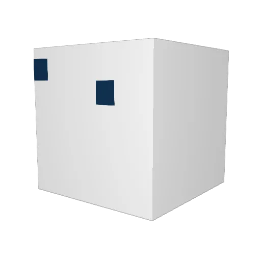 Jimmidelux Minecraft avatar head, 3D render