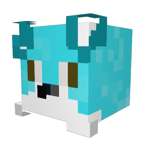 JimmieXvr Minecraft avatar head, 3D render