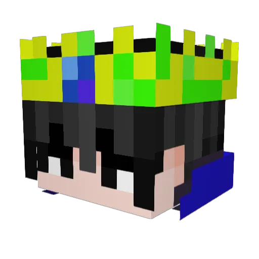 Jimmijoe1 Minecraft avatar head, 3D render