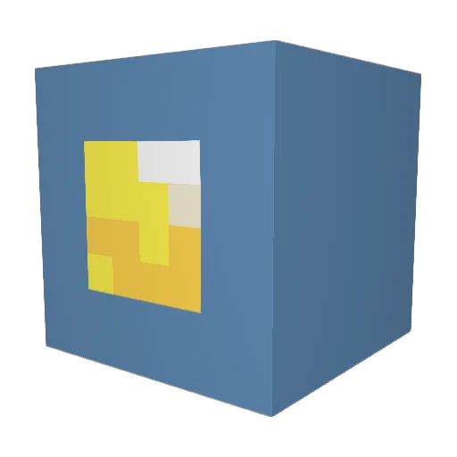 Jimmiskizo Minecraft avatar head, 3D render