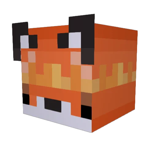 Jimmy13sloth Minecraft avatar head, 3D render