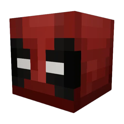 Jimmy2Shirts Minecraft avatar head, 3D render