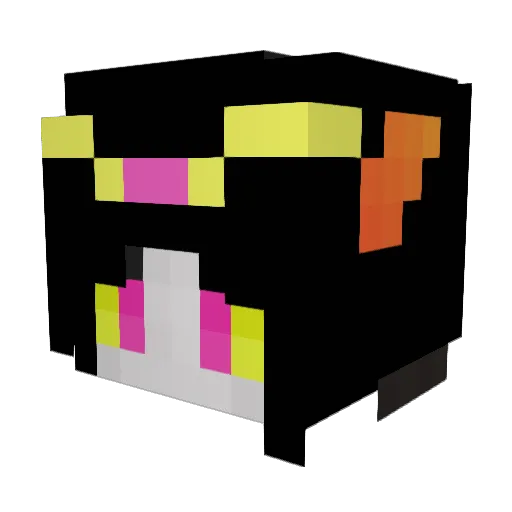 JimmyAppleseed Minecraft avatar head, 3D render