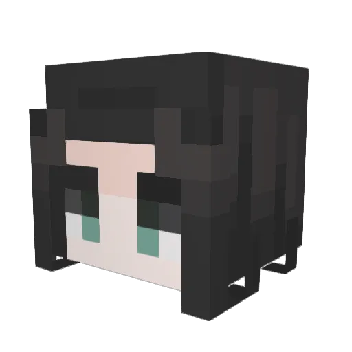 JimmyBD Minecraft avatar head, 3D render