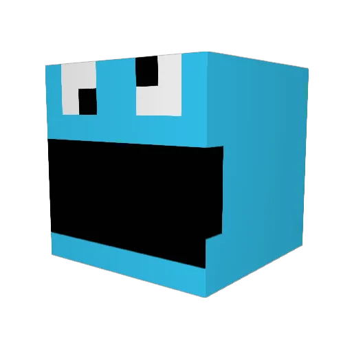 JimmyC33 Minecraft avatar head, 3D render
