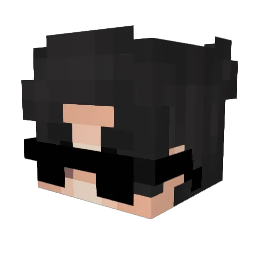 JimmyCz Minecraft avatar head, 3D render
