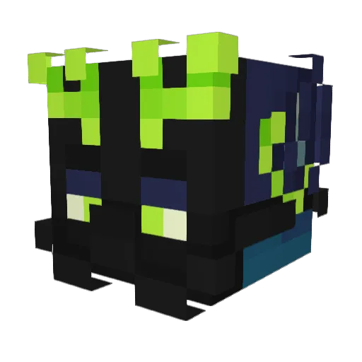 JimmyHelp Minecraft avatar head, 3D render
