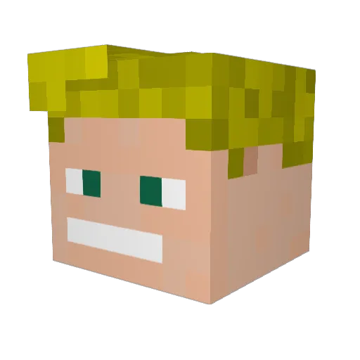 JimmyJacksonOG Minecraft avatar head, 3D render