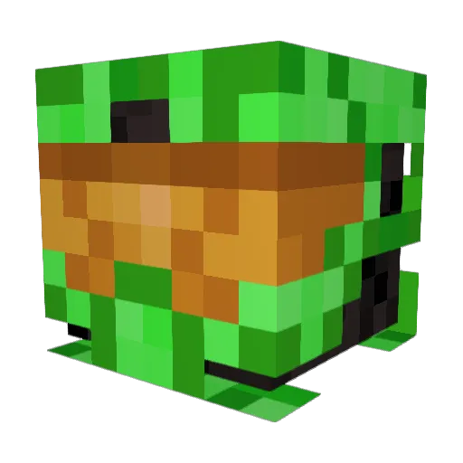 JimmyJams122 Minecraft avatar head, 3D render