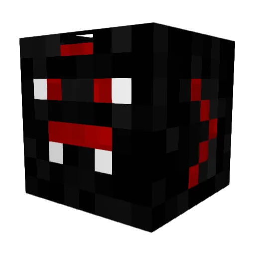 JimmyJinx Minecraft avatar head, 3D render