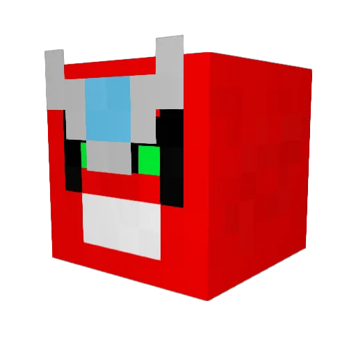 JimmyKip Minecraft avatar head, 3D render