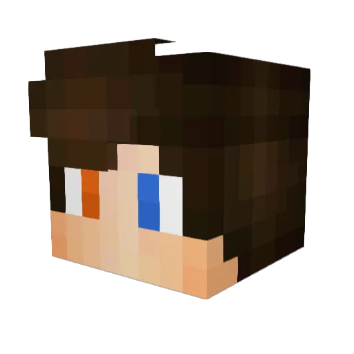 JimmyPringles Minecraft avatar head, 3D render