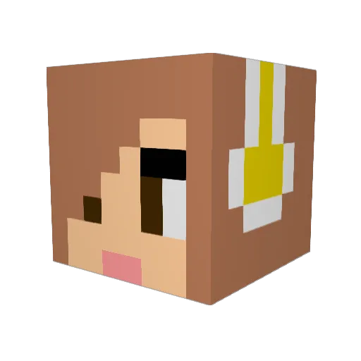 JimmyTD Minecraft avatar head, 3D render