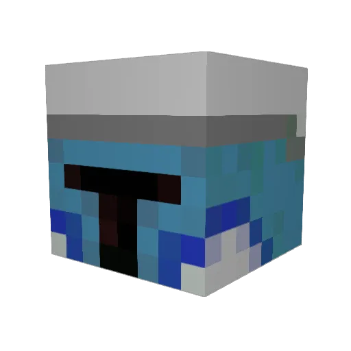 JimmyXD Minecraft avatar head, 3D render