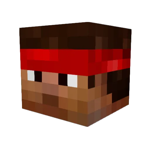 Jimmy_L Minecraft avatar head, 3D render