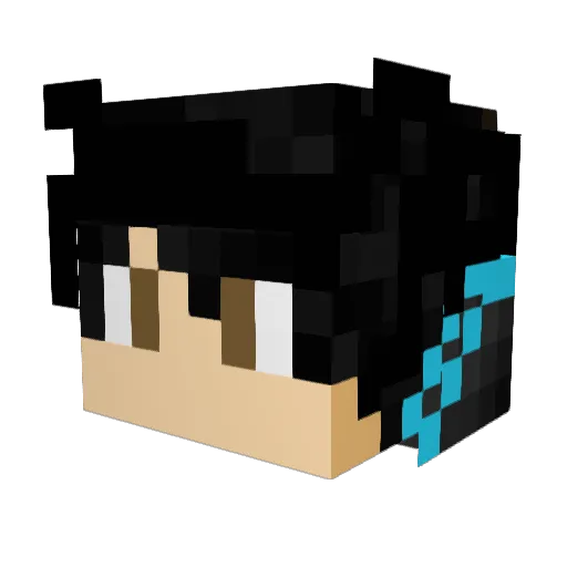 Jimmy_Phoenix Minecraft avatar head, 3D render