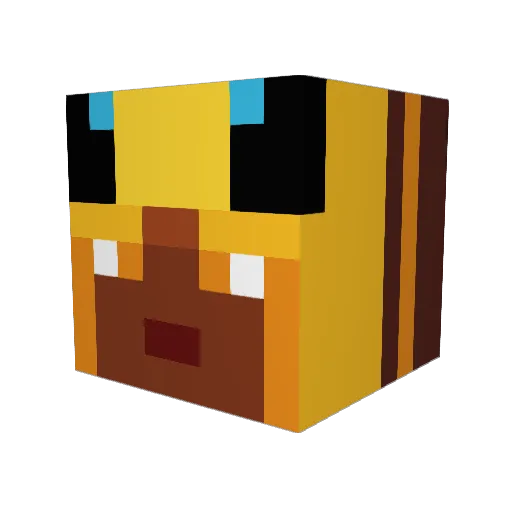 Jimmy_Pizza Minecraft avatar head, 3D render