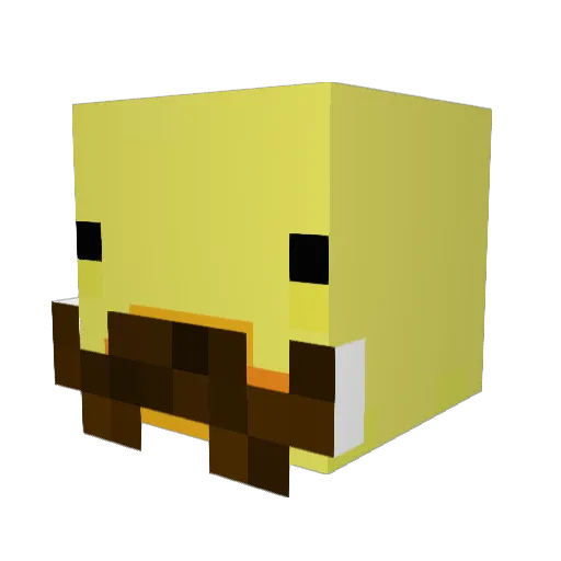 Jimmydude87 Minecraft avatar head, 3D render