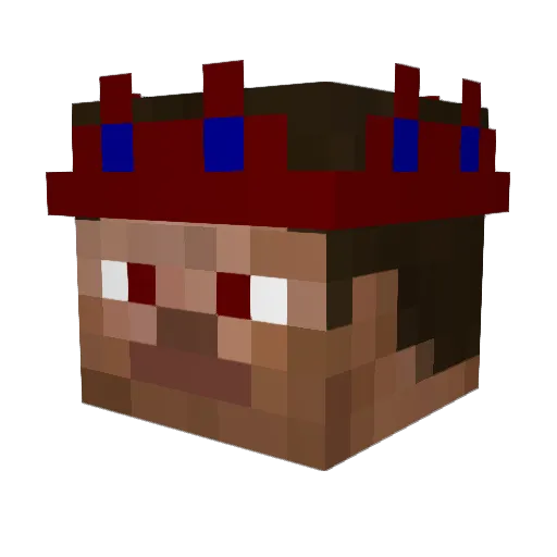 Jimmyjsn Minecraft avatar head, 3D render