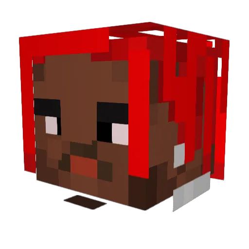 Jimmyk606 Minecraft avatar head, 3D render