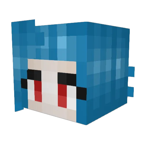 JimmysCabinet Minecraft avatar head, 3D render