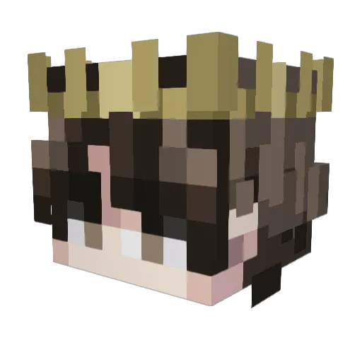 JimmysVar Minecraft avatar head, 3D render