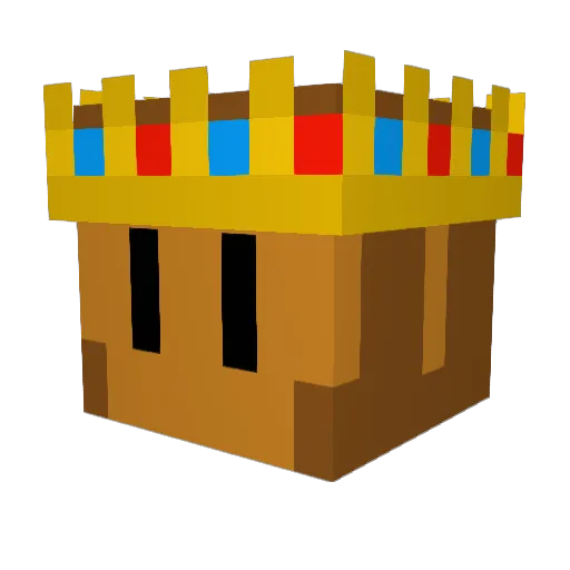 Jimmywhip Minecraft avatar head, 3D render