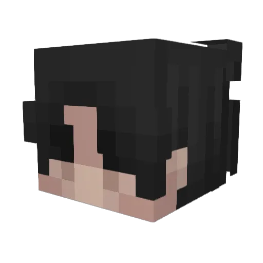 Jimo03 Minecraft avatar head, 3D render