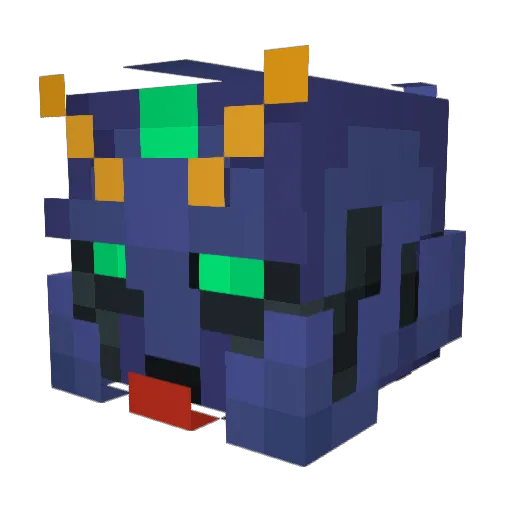 Jimori0 Minecraft avatar head, 3D render