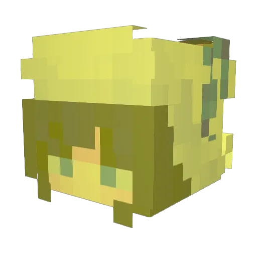 JimothNerdEmoji Minecraft avatar head, 3D render