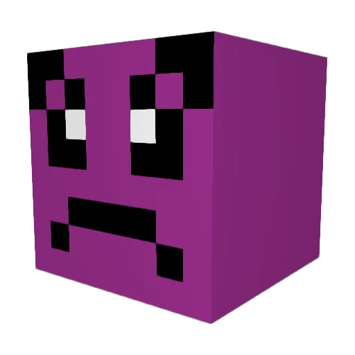 Jimothy_Biggles Minecraft avatar head, 3D render