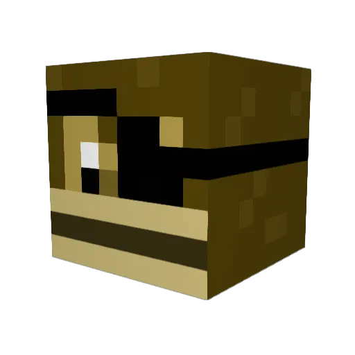 Jimpanse1976 Minecraft avatar head, 3D render