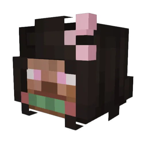 Jimpix670 Minecraft avatar head, 3D render