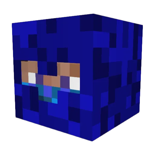 JimpleMom Minecraft avatar head, 3D render