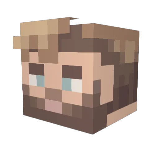 Jims_Military Minecraft avatar head, 3D render