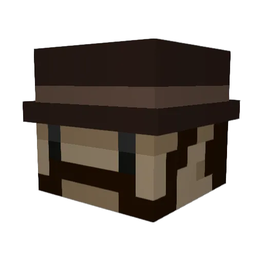 Jimsocks Minecraft avatar head, 3D render