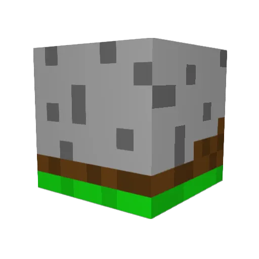 Jimster123 Minecraft avatar head, 3D render