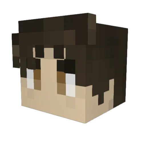 JimtownEclipse Minecraft avatar head, 3D render