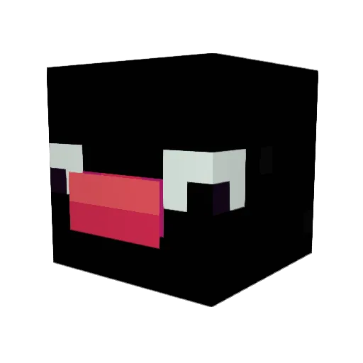 JinDDung Minecraft avatar head, 3D render