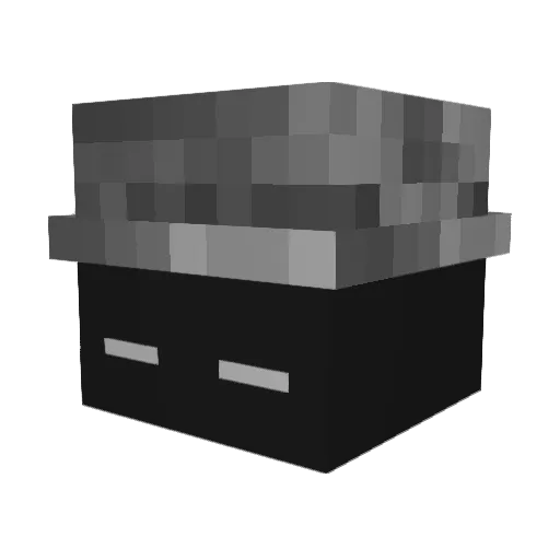 JinMuyan45 Minecraft avatar head, 3D render