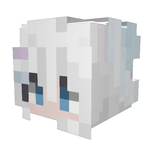 JinQi521 Minecraft avatar head, 3D render