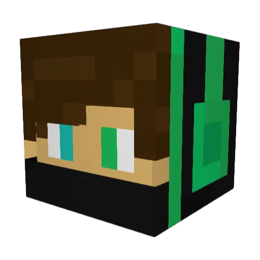 JingaJinga_66 Minecraft avatar head, 3D render