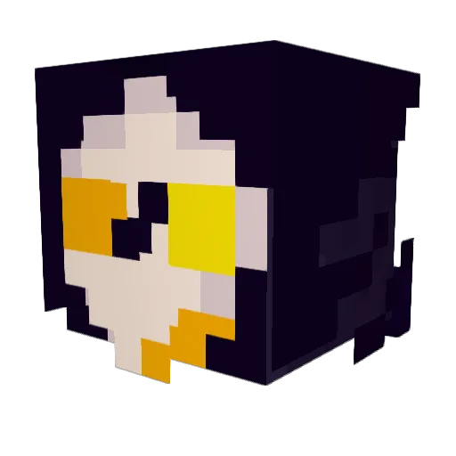 JingleJester Minecraft avatar head, 3D render