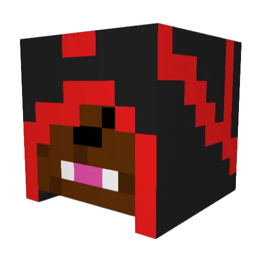 Jingle_My_Jangle Minecraft avatar head, 3D render
