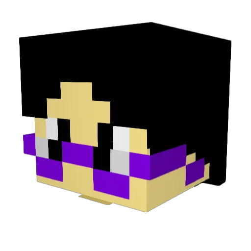 Jingleshlorpp Minecraft avatar head, 3D render