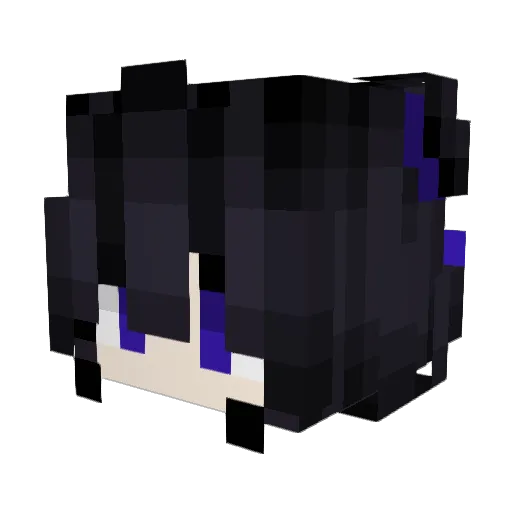 Jingshan678 Minecraft avatar head, 3D render