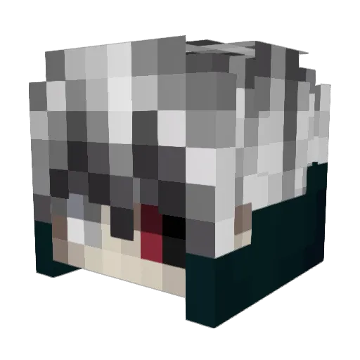 Jinho0926 Minecraft avatar head, 3D render