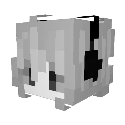 Jinny0214 Minecraft avatar head, 3D render